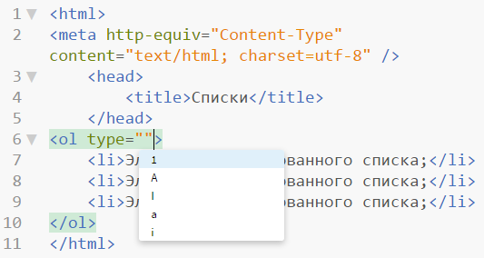 Списки в HTML: нумерованный, маркированный, многоуровневый, вложенный